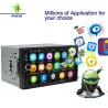 2 Din Bluetooth Android 9 auton radio - WiFi - USB - GPS navigointi - Mirrorlink - MP3 MP5