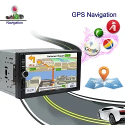 2 Din Bluetooth Android 9 auton radio - WiFi - USB - GPS navigointi - Mirrorlink - MP3 MP5