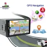 2 Din Bluetooth Android 9 auton radio - WiFi - USB - GPS navigointi - Mirrorlink - MP3 MP5