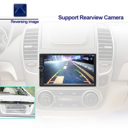 2 Din Bluetooth rádio do carro 9 - WiFi - USB - navegação GPS - Mirrorlink - MP3 MP5