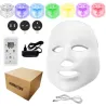 7 färger LED elektrisk ansikte och nackmask - akne behandling - ljusterapi
