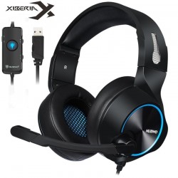 Xiberia Nubwo Brand N11 PC Gamer Headset USB 71 Channel Sound Bass Casque Computer Gaming HeadphoneHeadsets
