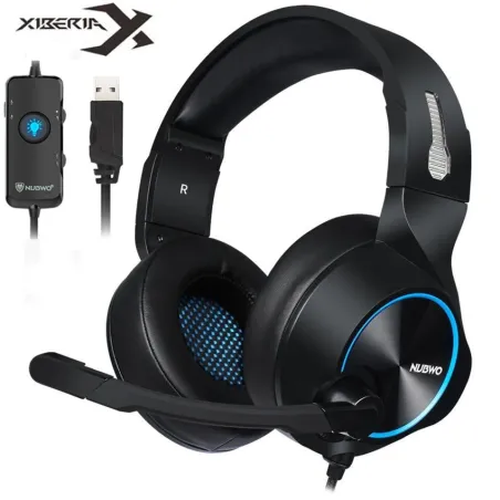AuricularesAuriculares para PC Xiberia Nubwo N11 - USB - auriculares con micrófono & Led