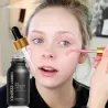 Aiguillage de maquillage - éclair - hydratant - lisse - essence d'or 24K