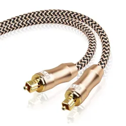 CablesToslink - OD6.0 - SPDIF - cable de audio de fibra óptica digital - trenzado - 1m - 1,5m - 2m - 3m - 5m - 8m - 10m - 15m