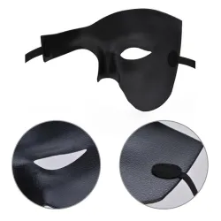 Maschera di mezza faccia veneziana - Halloween - masquerade