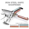 Coltello da cucina professionale affilatore - attrezzo ad angolo fisso - con 4 whetstone