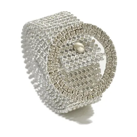 Transparent crystal belt - 120 cm