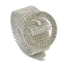 Transparent crystal belt - 120 cm