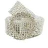 Transparent crystal belt - 120 cm