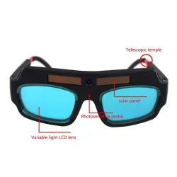 MechanicalGoggles de soldadura autos oscurantes - energía solar