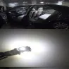 T10 5SMD 5050 W5W Xenon auto LED lamppu 10 kappaletta