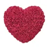 30x30cm Red Rose Bear Sweet Heart Rose Artificial Flower Rose Heart Decoration Valentines Birthday GValentijnsdag
