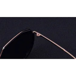 Gafas de solGafas polarizadas de lujo - templo de metal - protección UV400