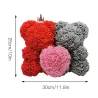Two bears made from infinity roses - 25-35cm - rose bear