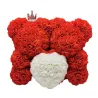 Two bears made from infinity roses - 25-35cm - rose bear