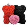 Two bears made from infinity roses - 25-35cm - rose bear