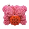 Two bears made from infinity roses - 25-35cm - rose bear
