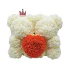 Two bears made from infinity roses - 25-35cm - rose bear