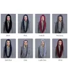 Hood gjord av verklig kanin päls - fashionabel varm hatt - Shawl