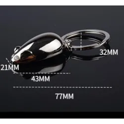 Mus - metall keychain