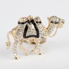 Kristallen - gouden kameel sleutelhangerSleutelhangers