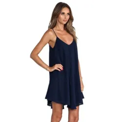 Irregular mini dress - sleevelessDresses