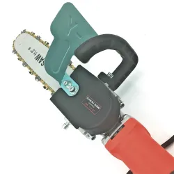 Ulepszony 11,5-calowy elektryczny regulowany wspornik piły łańcuchowej - uniwersalna piła łańcuchowa M10 / M14 / M16 - zestaw...
