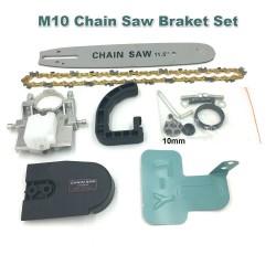 Upgrade 115inch Electric Chainsaw Bracket Adjustable Universal M10M14M16 Chain Saw Part Angle Gri