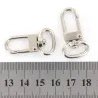 10 pieces - swivel carabiner - hook - key ring 18 * 33 mm