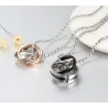 Infinito Amore - doppio cerchio collana - 2 pezzi