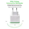 Carregador USB universal - porta 2 / 4 - luz LED - porta multi