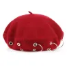 17th century beret - cap med silverringar