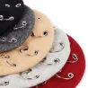Berretto seicentesco - cappuccio con anelli d'argento