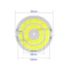 Fichas LEDredondo cob led light - doble anillo blanco luz led lámpara - cob chip bulb para diy trabajo casa decoración luces