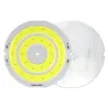 lumière ronde de cob led - lampe à led blanc à double anneau - ampoule à puce de cob pour les feux de décoration de maison de tr