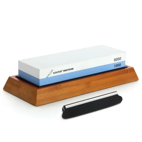 professionell slipning sten - dubbelsida 1000/6000 grit kniv skärpa - whetstone kök kniv tillbehör