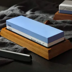 professional sharpening grinding stone - double side 1000/6000 grit knife sharpener - whetstone kitchen knife accessories