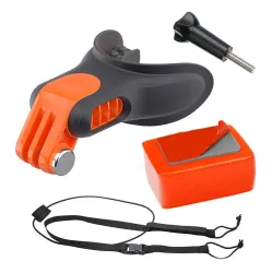 Mount bit câmera boca - para GoPro - Xiaomi 4K - SJCAM - acessórios de surf e mergulho