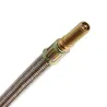 Partes de rueda1pc 150mm de acero inoxidable - manguera flexible con freno - ruedas de coche tallos de válvula de neumáticos ...