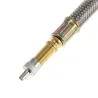 Partes de rueda1pc 150mm de acero inoxidable - manguera flexible con freno - ruedas de coche tallos de válvula de neumáticos ...