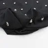 Cappello in cotone casual con teschio e anello in argento