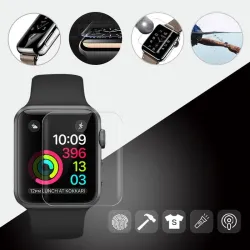 3D full screen waterproof smart watch protector - scratch-resistant soft hydrogel film for apple watchAkcesoria