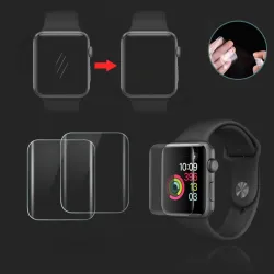 3D full screen waterproof smart watch protector - scratch-resistant soft hydrogel film for apple watchAkcesoria