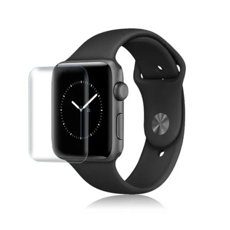 2 stycken - 3D fullskärmsskydd - represistent - mjuk hydrogelfilm - för Apple Watch 38mm - 42mm