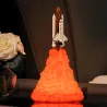 3D Space shuttle - rocket-shaped night lamp - 3 types - 21cm & 28cmDecoration