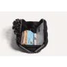 Lyx skalle ring vintage plaid bag - kopplingspåse med kedja