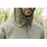 Army - camouflage - waterproof jacket with hood and zippers
