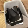 Vintage - épaule - sac en croix - sac en cuir de grande capacité