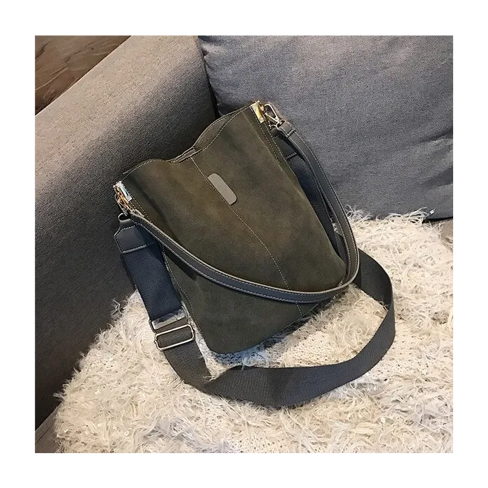 Vintage - axel - crossbody bag - stor kapacitet läder handväska